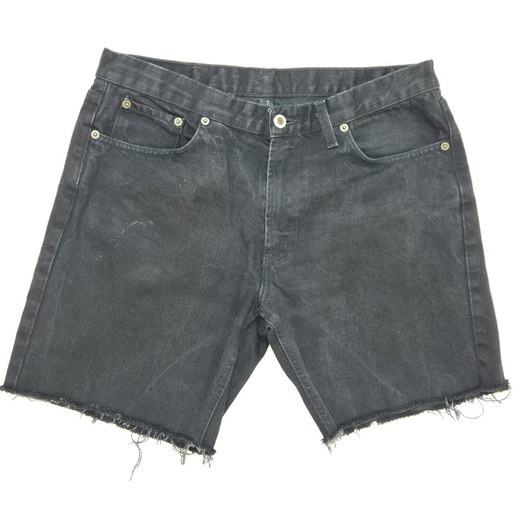 MG jeansshorts med avslitna kanter i storlek 34x36