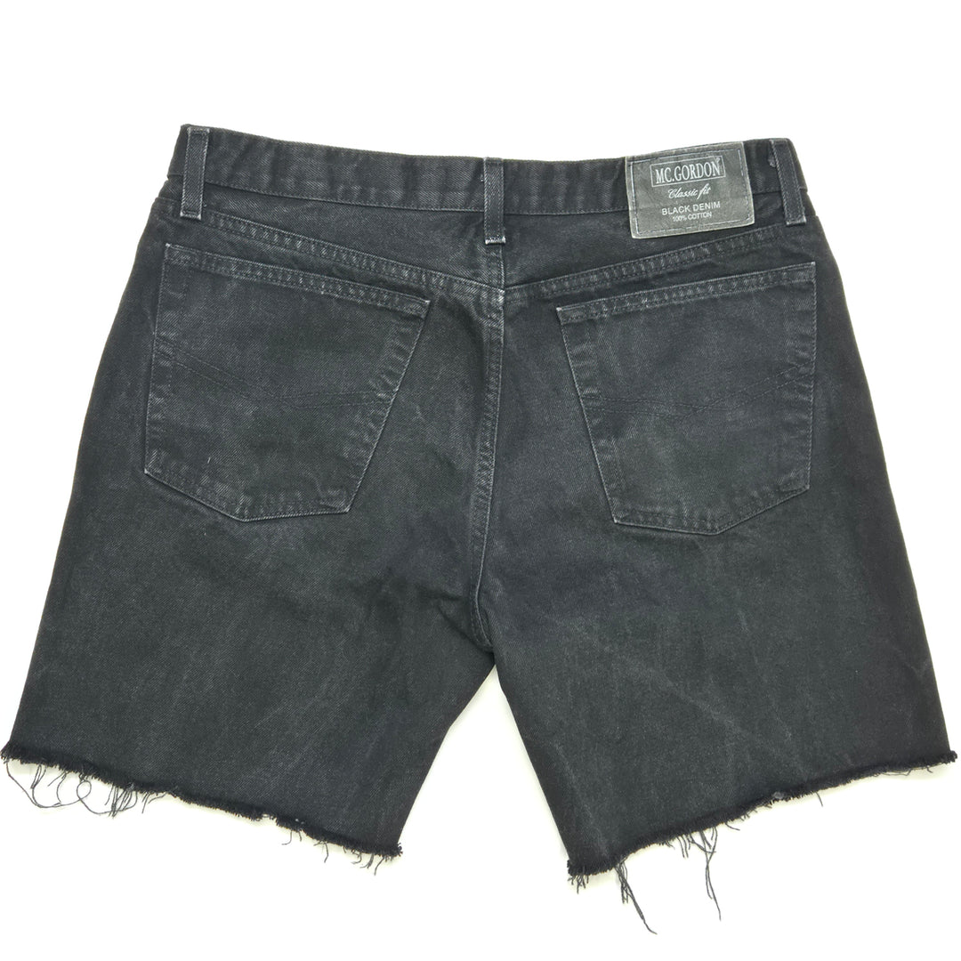 MG jeansshorts med avslitna kanter i storlek 34x36