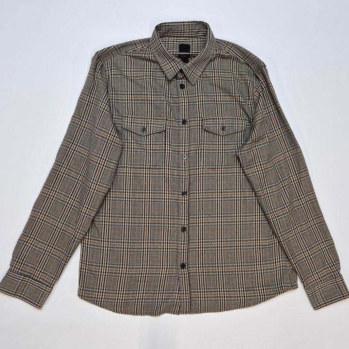 Klassisk Rutig Herrskjorta Regular Fit L
