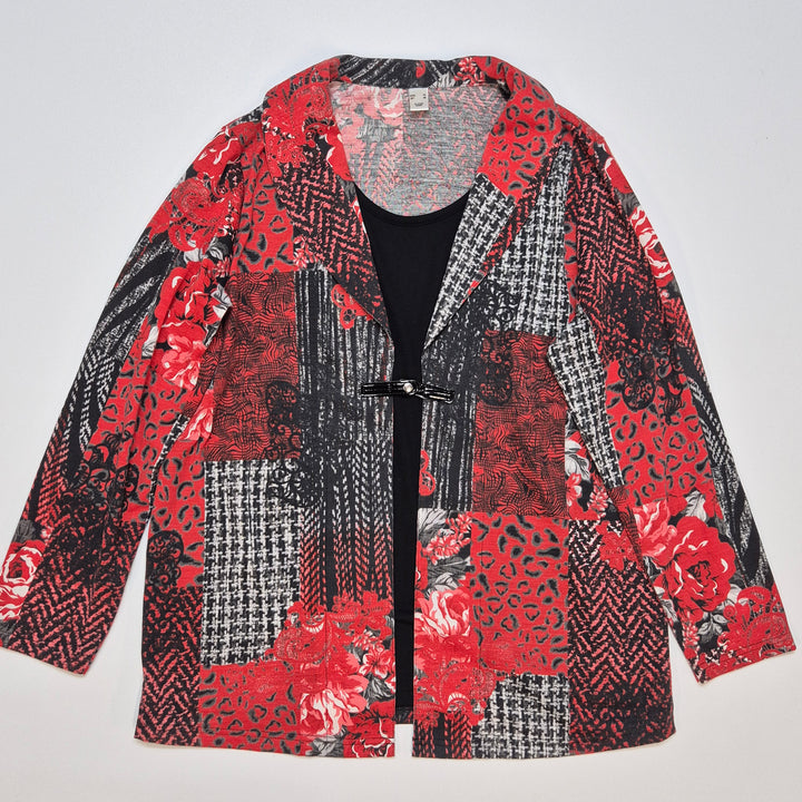 Gerry Weber färgstark retro-modern jacka storlek 44