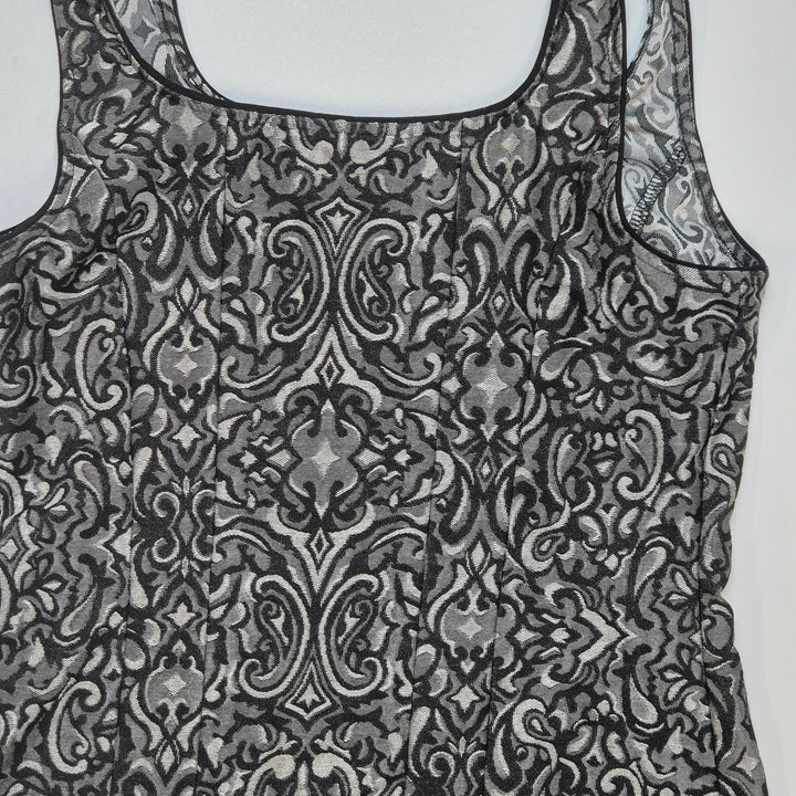 Elegant mönstrad damtopp White House Black Market