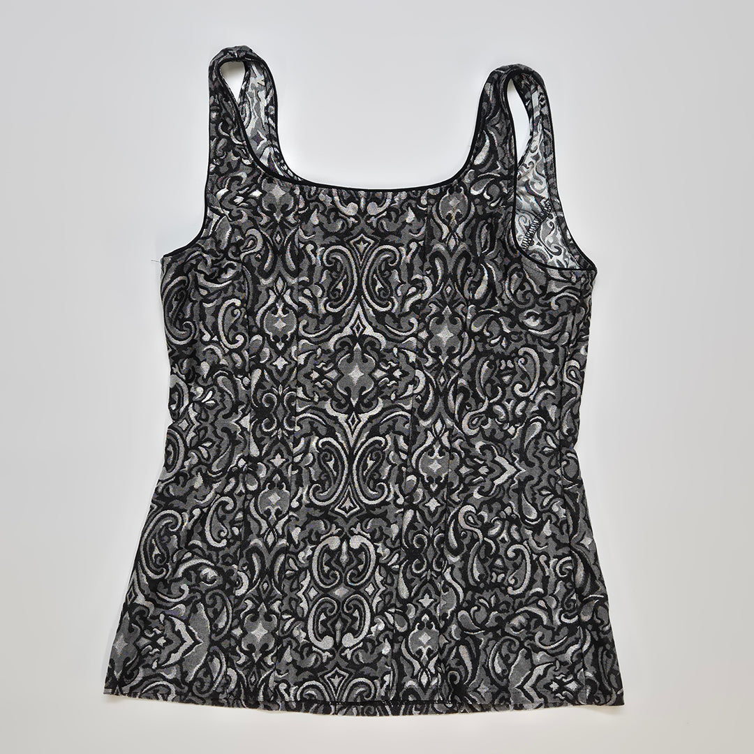 Elegant mönstrad damtopp White House Black Market