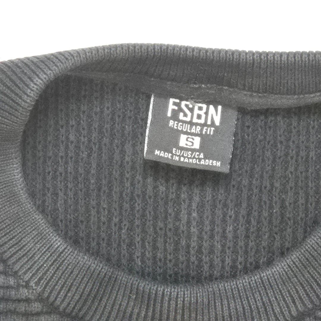 Klassisk grå stickad tröja FSBM storlek S