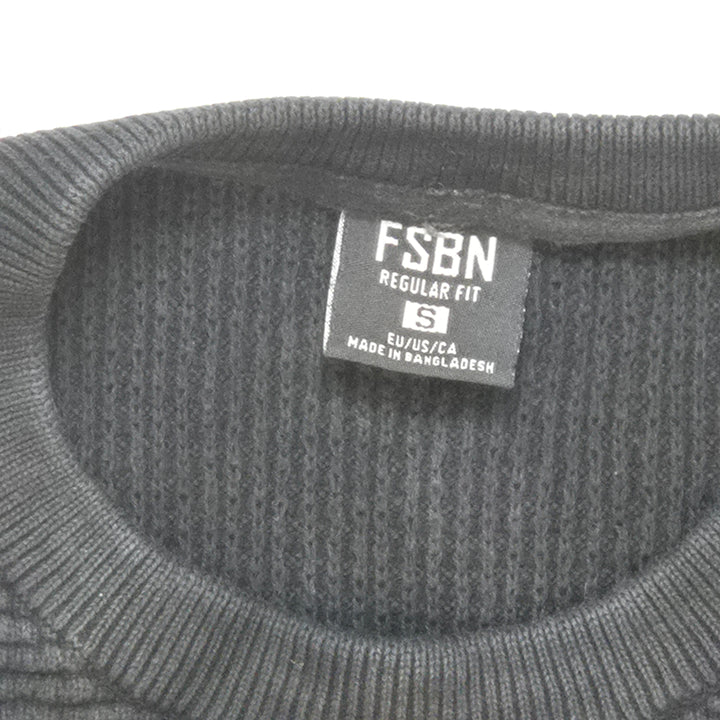 Klassisk grå stickad tröja FSBM storlek S