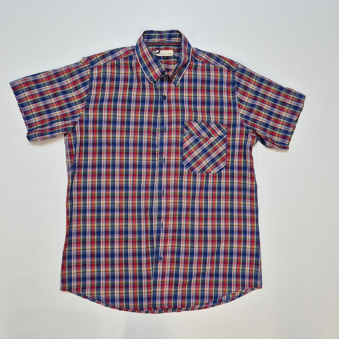 Retro Dressmann skjorta med rutig design i M