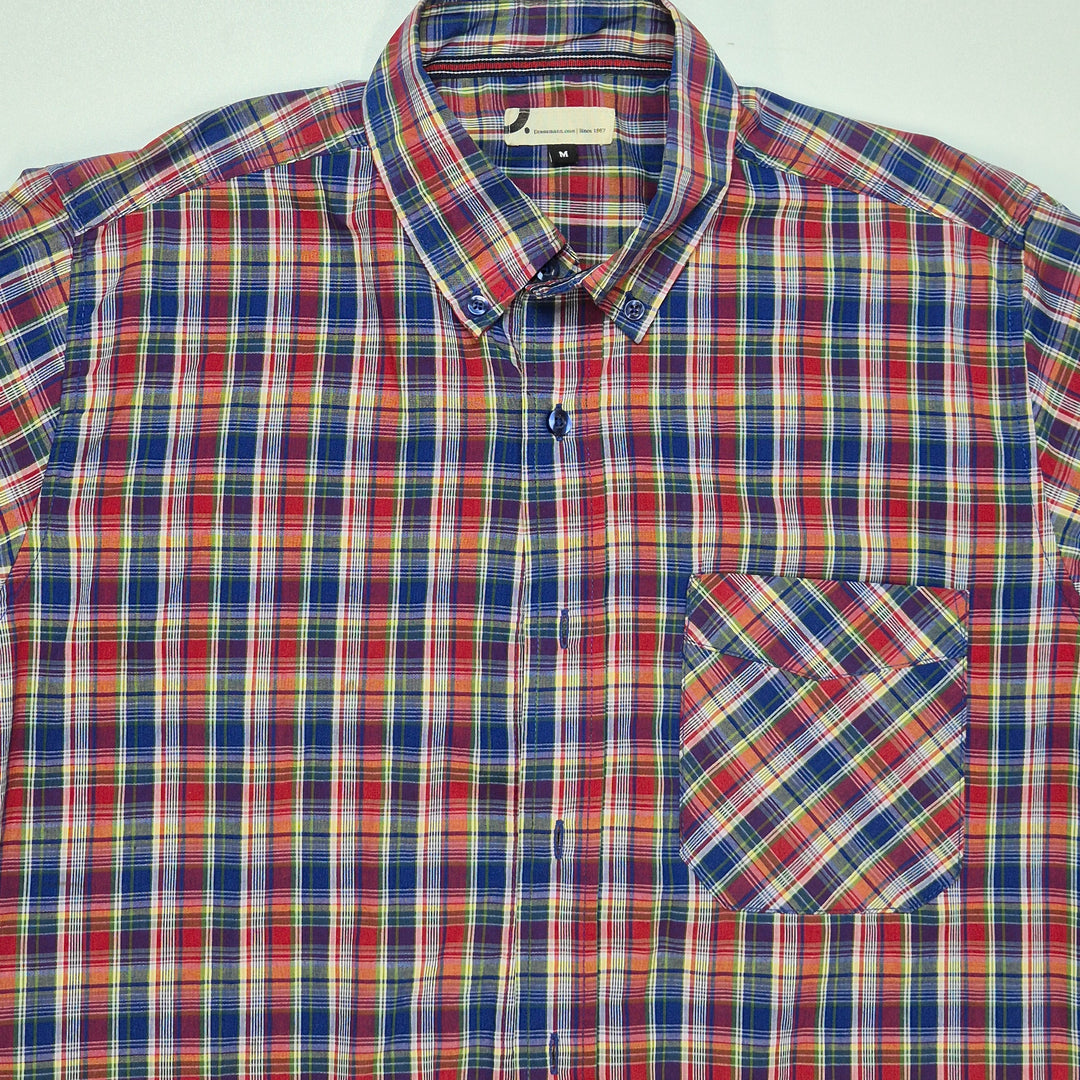 Retro Dressmann skjorta med rutig design i M