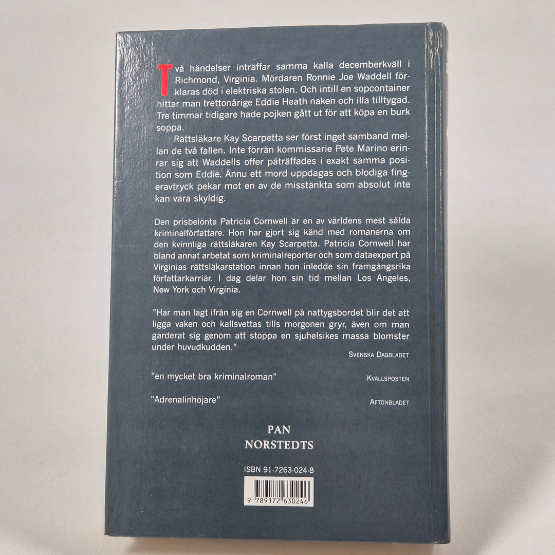 Patricia Cornwell Krimbok Begagnad Gott Skick