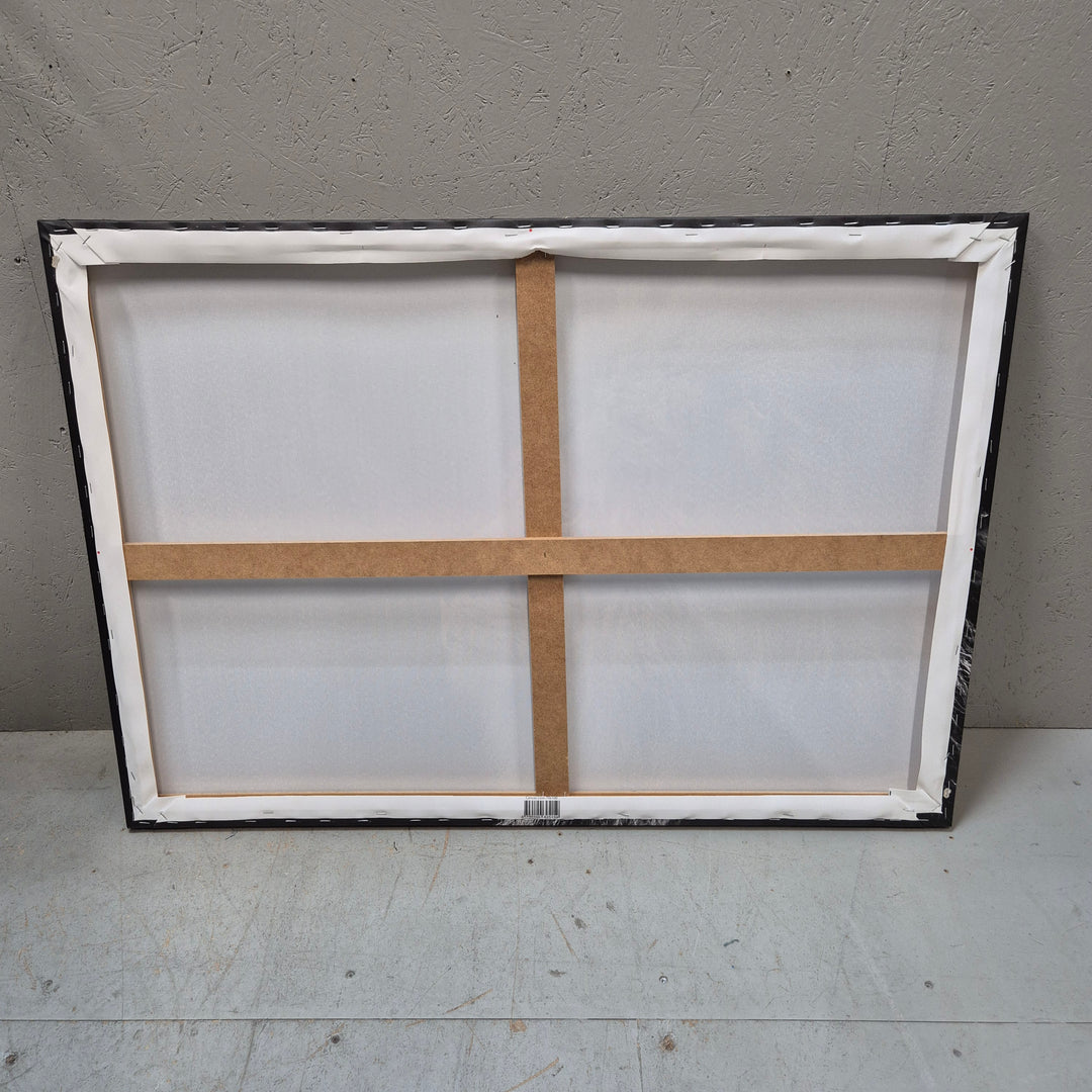 Svartvit Lejon Canvastavla 70x100 cm