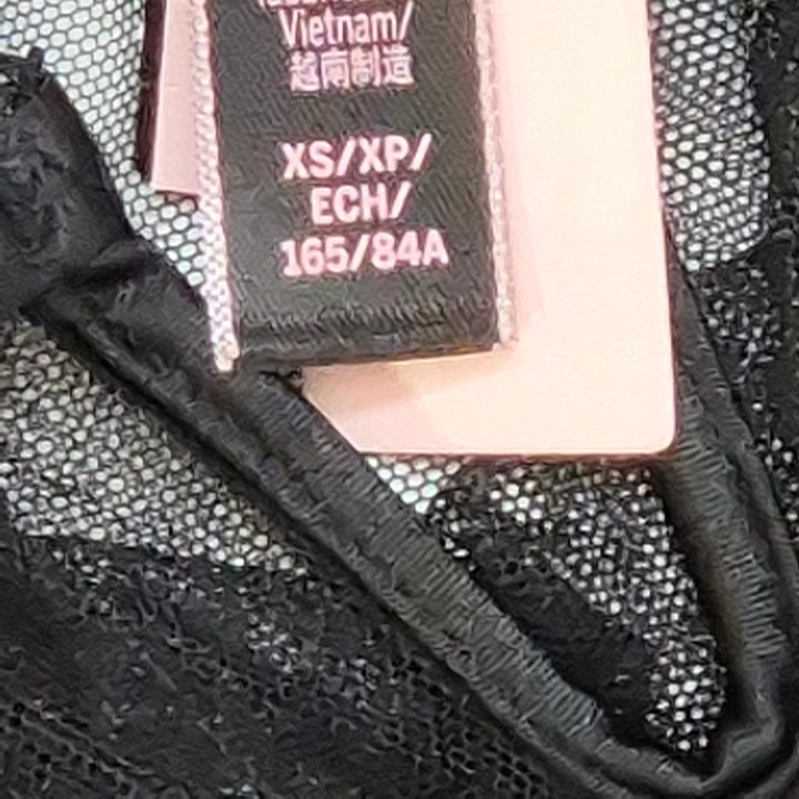 Victoria’s Secret svart spets babydoll – Storlek X
