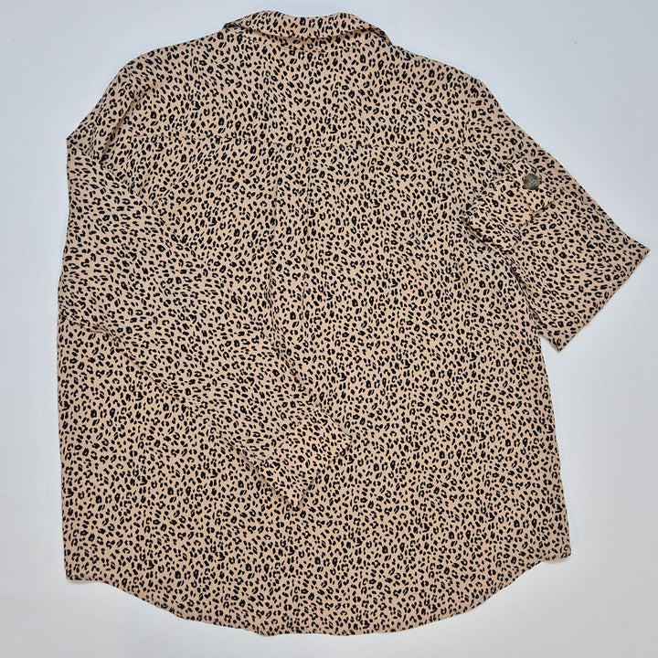 Leopardmönstrad blus Gina Tricot elegant damstl 44