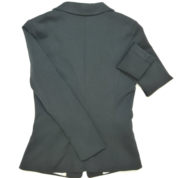 Elegant mörkgrå H&M kavaj i textil