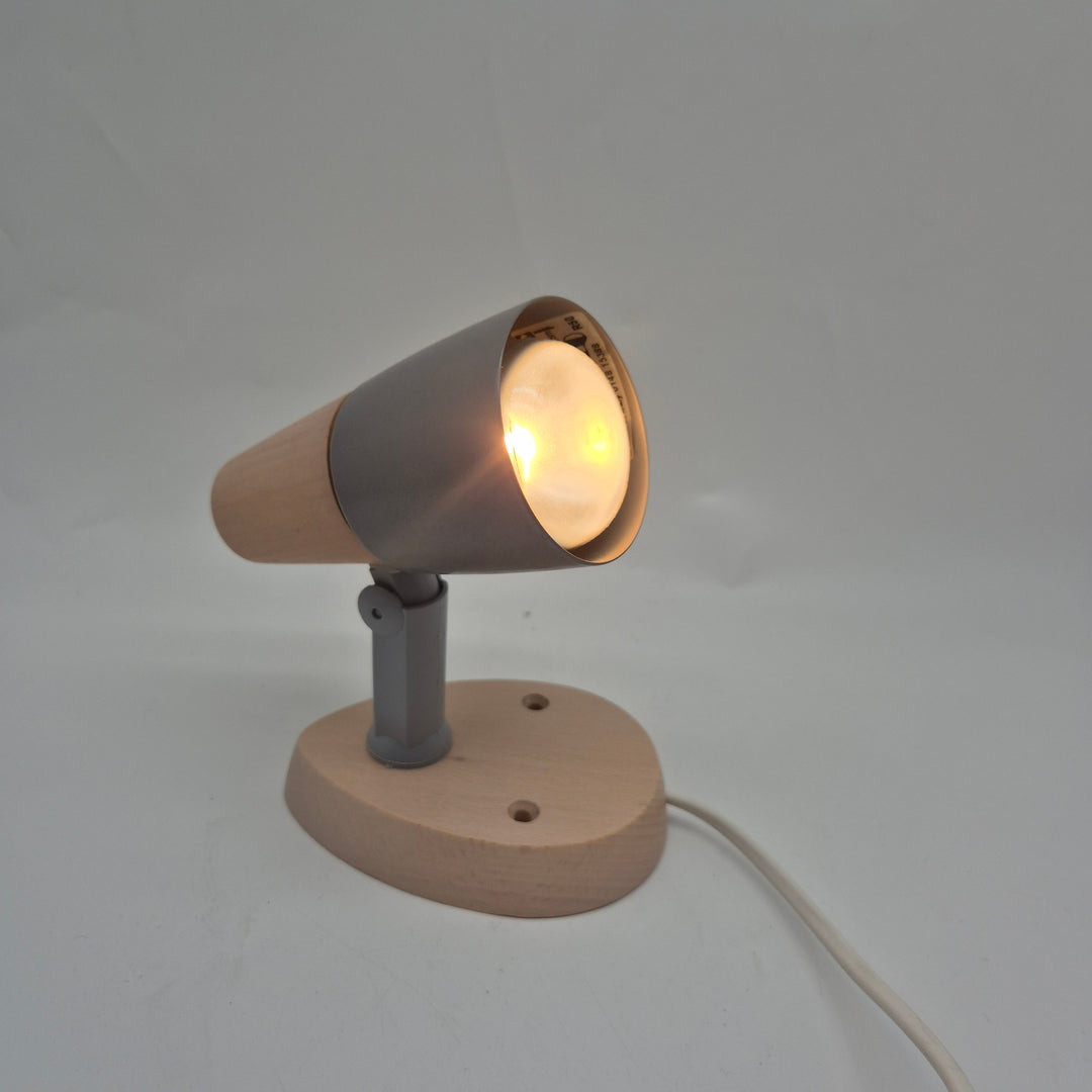 IKEA vägglampa i trä och metall – Made in Italy (V9509)