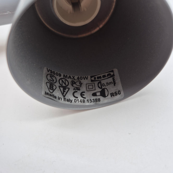 IKEA vägglampa i trä och metall – Made in Italy (V9509)
