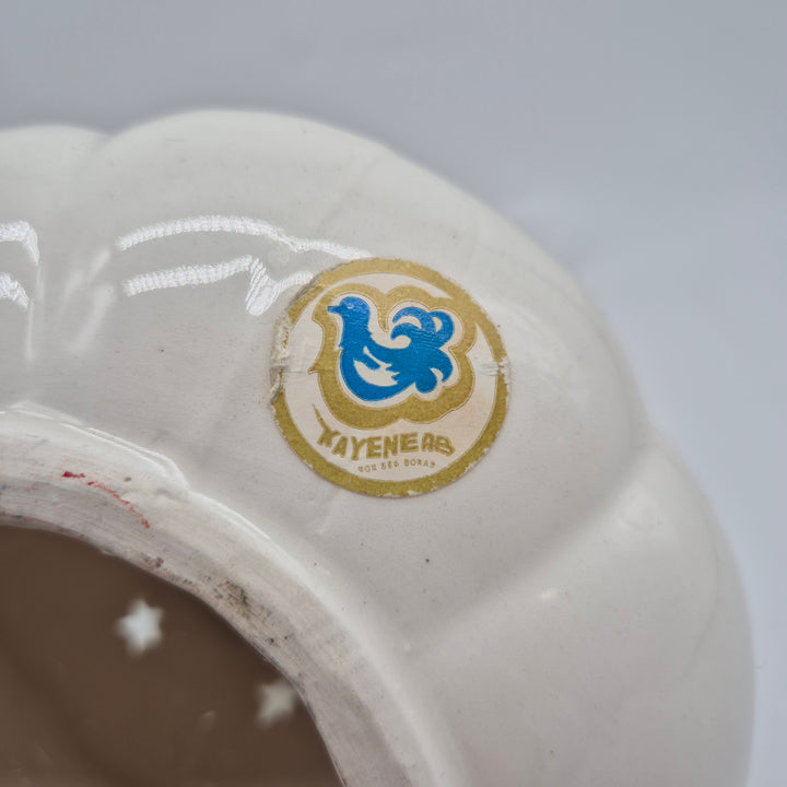 Retro keramik ljusstake julgran Jie Gantofta