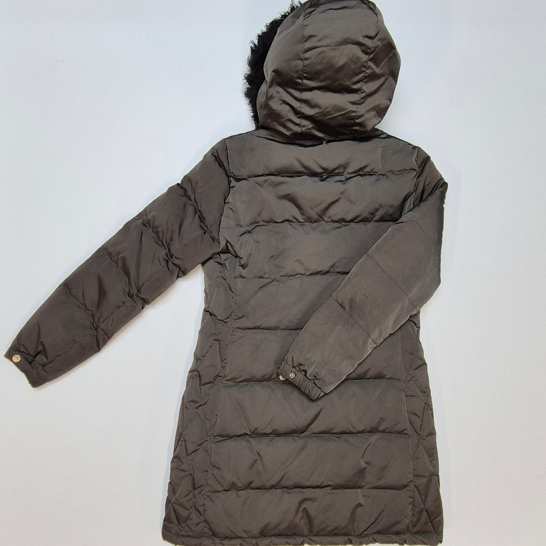 Massimo Dutti vinterjacka med pälskantad huva