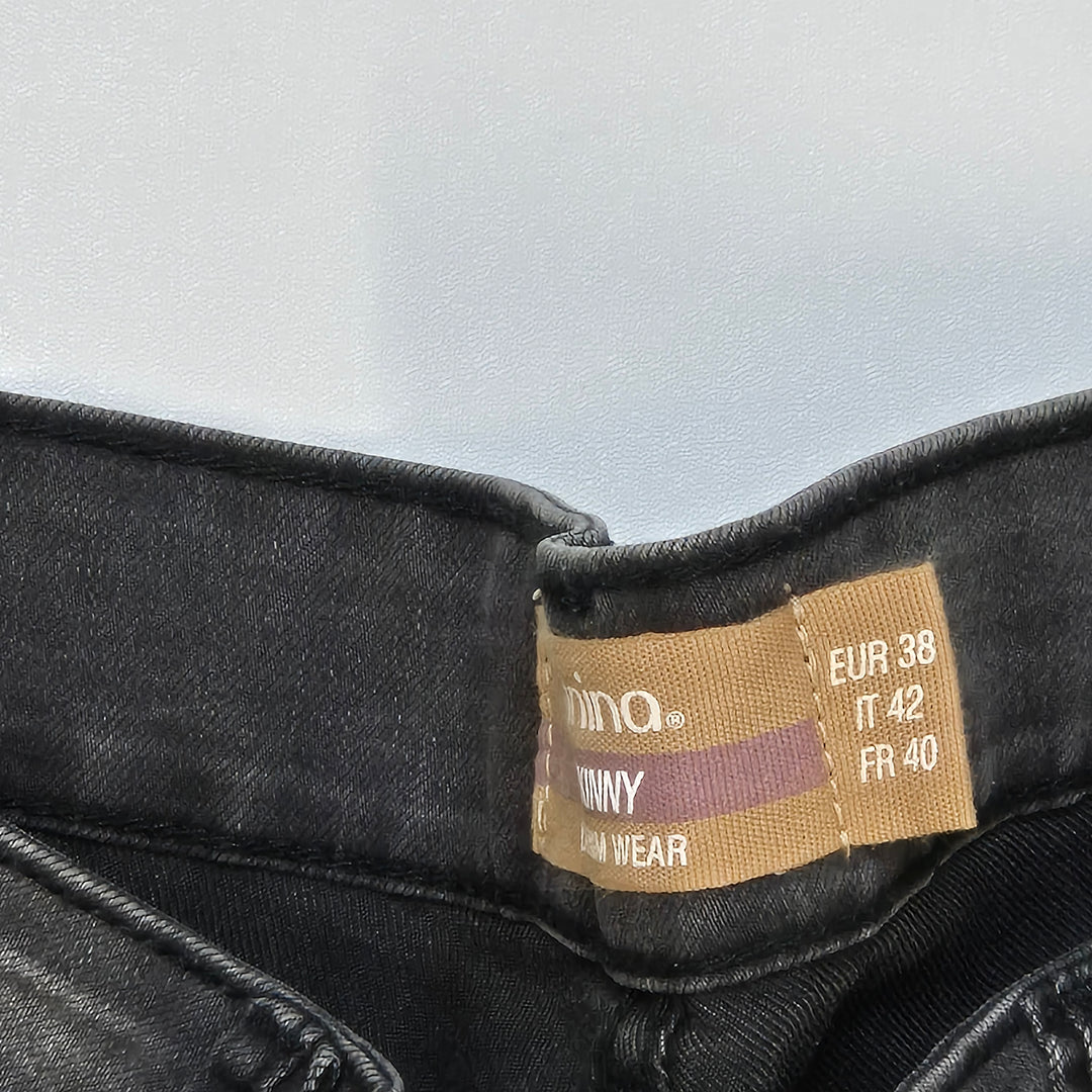 Trendiga dekorerade jeans Dsquared2 skinny svart