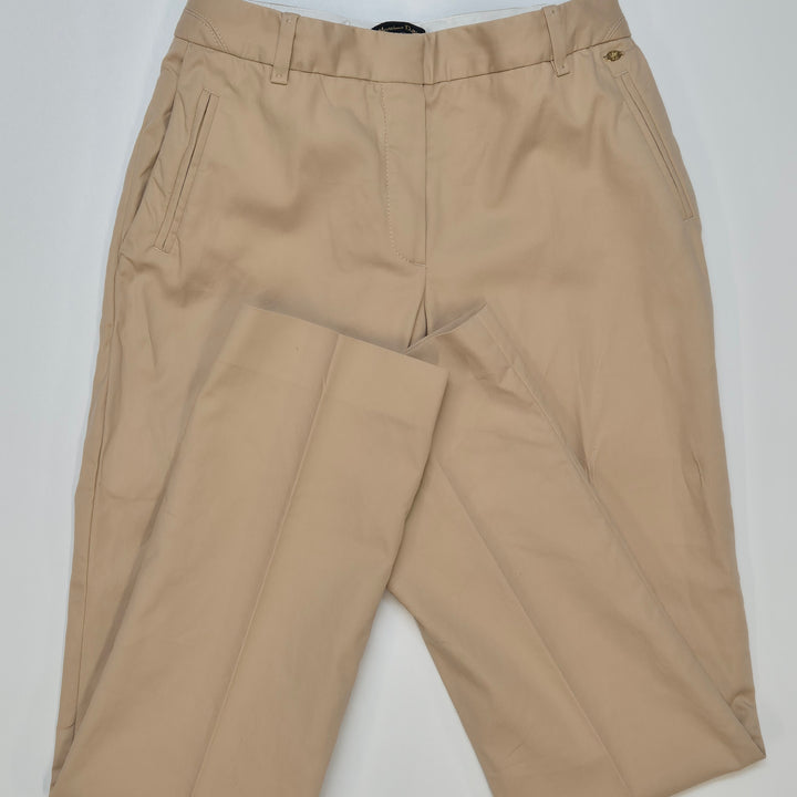 Chica beige byxor i viskoslinne från Massimo Dutti