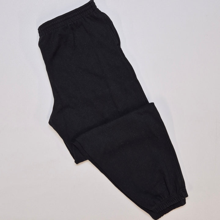 Retro svarta joggingbyxor Team Sportia XL