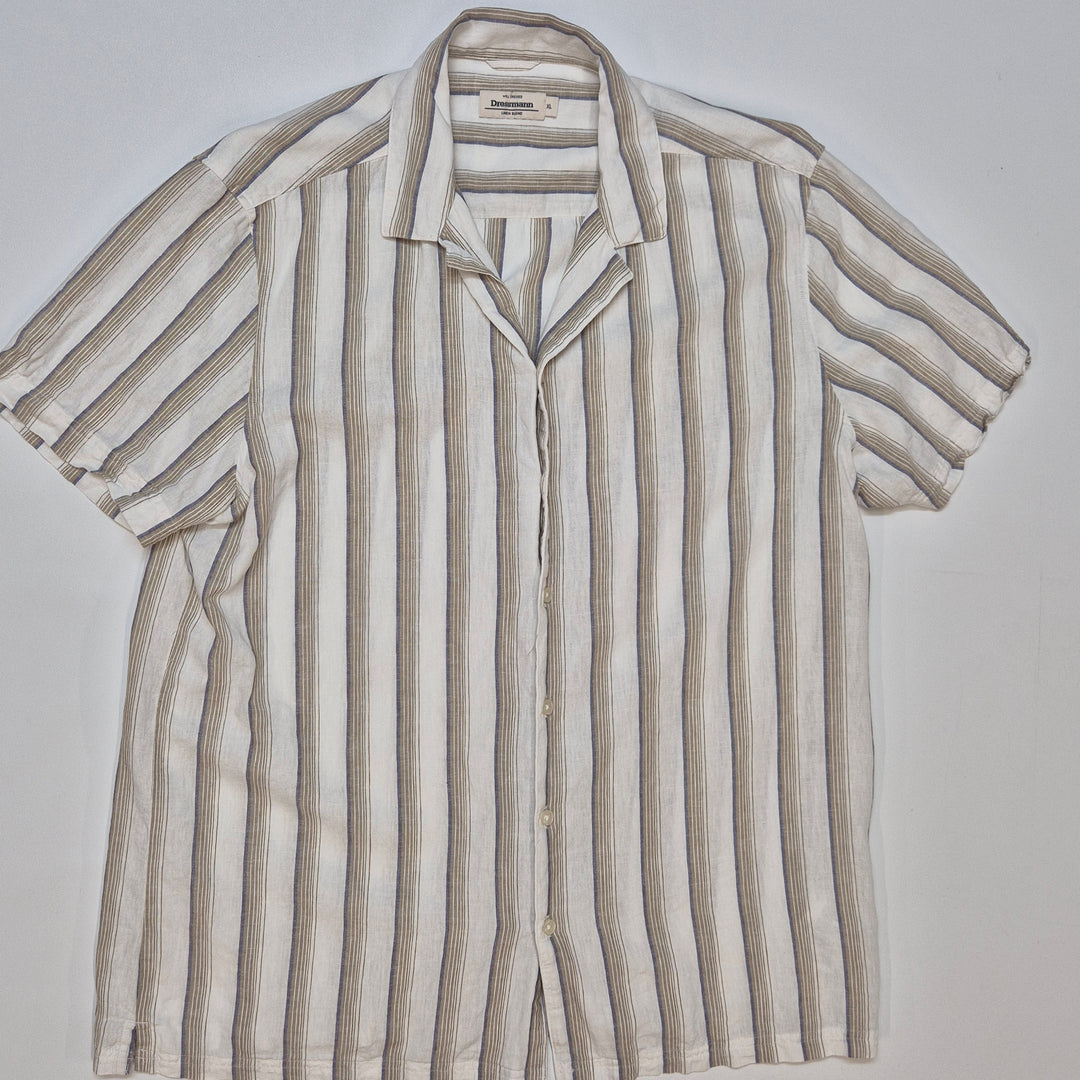 Elegant retro linneskjorta Dressmann XL