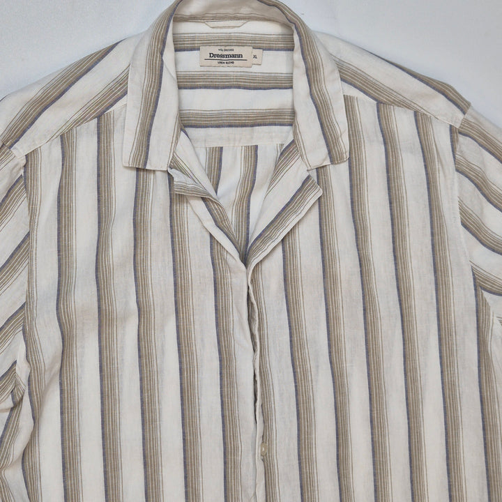 Elegant retro linneskjorta Dressmann XL