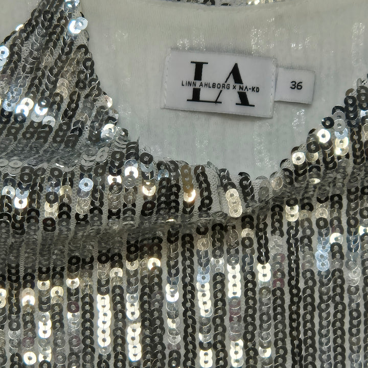 Elegant paljettklänning Linn Ahlborg x NA-KD
