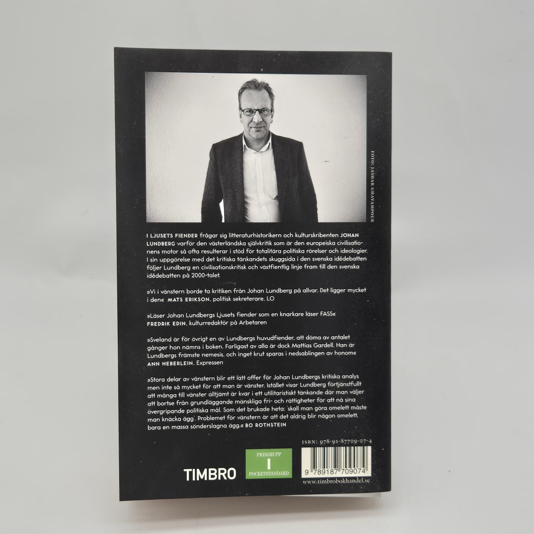 Ljusets Fiender av Johan Lundberg Bok