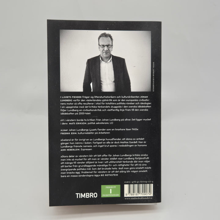 Ljusets Fiender av Johan Lundberg Bok