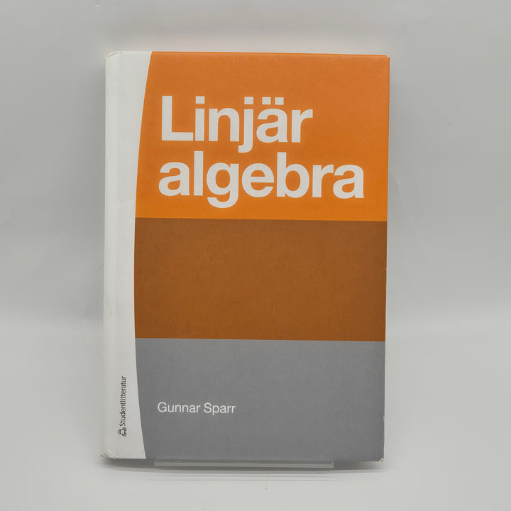 Klassisk bok Linjär Algebra Gunnar Sparr