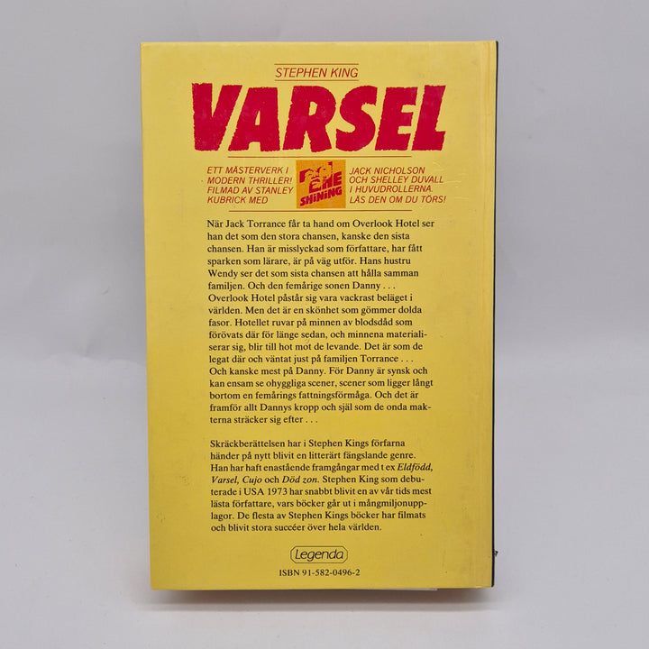 Retro bok "Varsel" av Stephen King