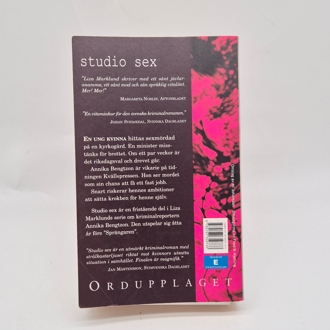 Begagnad thrillerbok "Studio Sex" av Liza Marklund