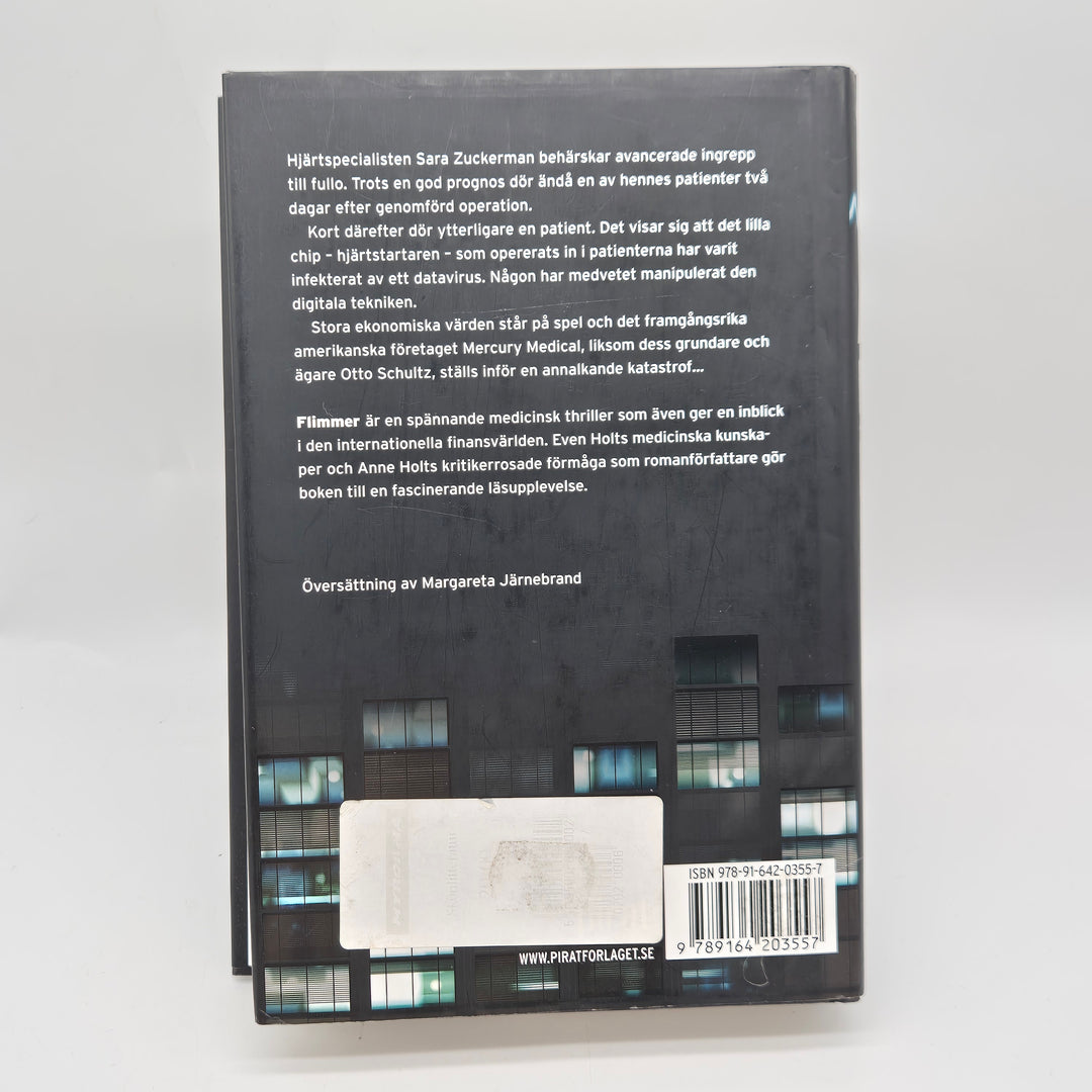 Thrillerbok Flimmer av Anne Holt Begagnad
