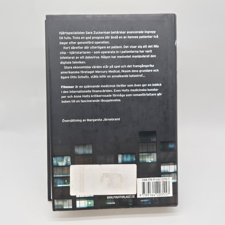 Thrillerbok Flimmer av Anne Holt Begagnad