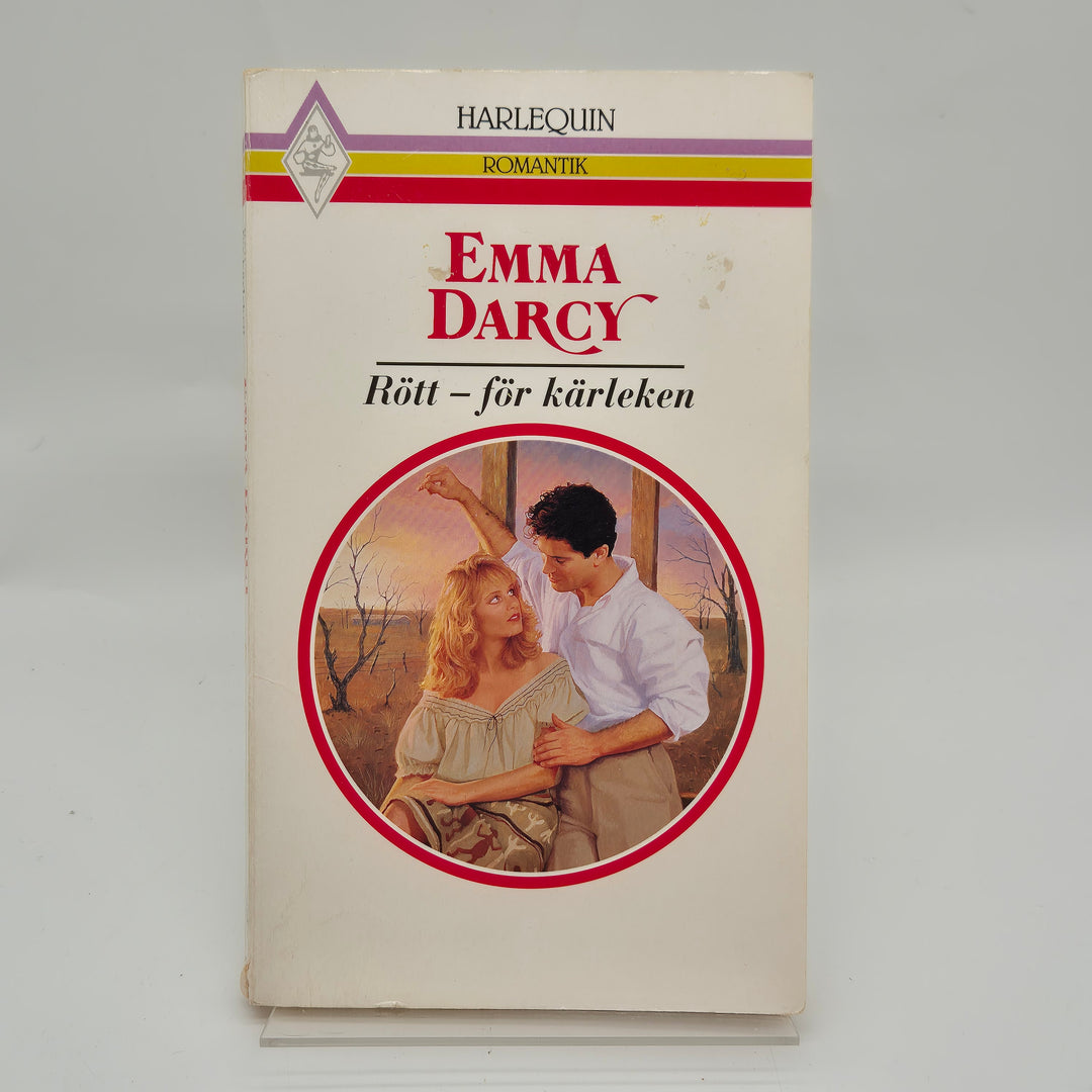Harlequin Retro Bok Rött för Kärleken