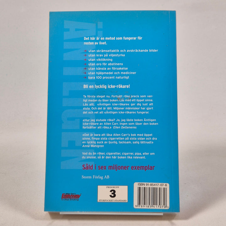Allen Carrs bok Äntligen icke-rökare begagnad