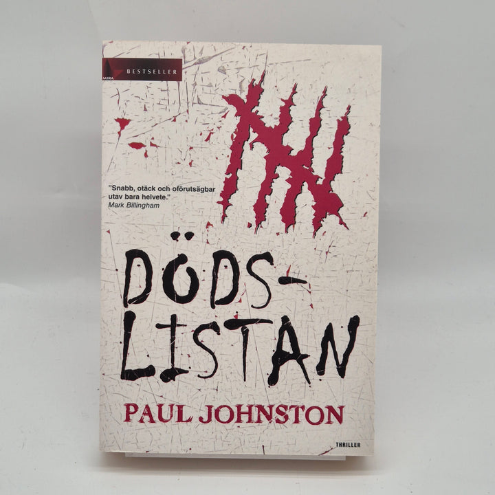 Dödslistan av Paul Johnston thrillerbok