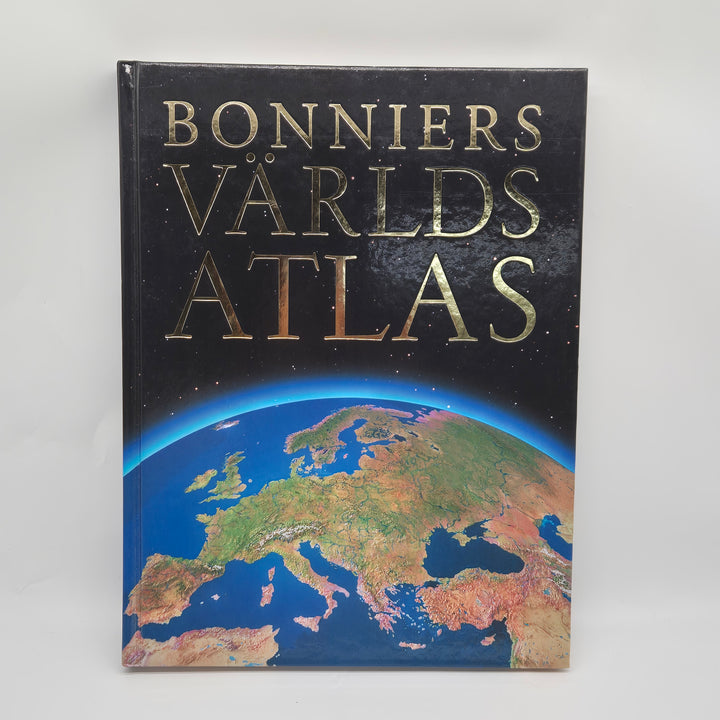 Bonniers Världsatlas Klassisk Begagnad Bok