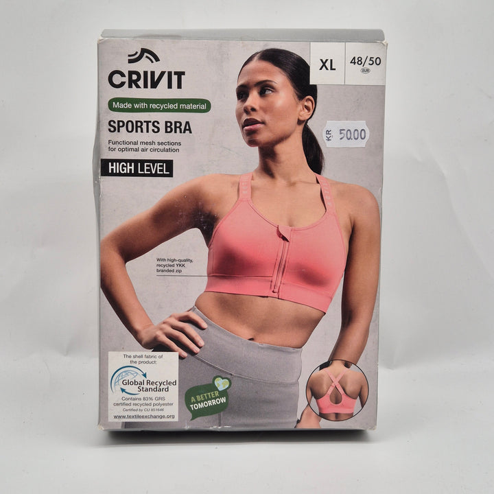 CRIVIT sport-bh XL återvunnen polyester
