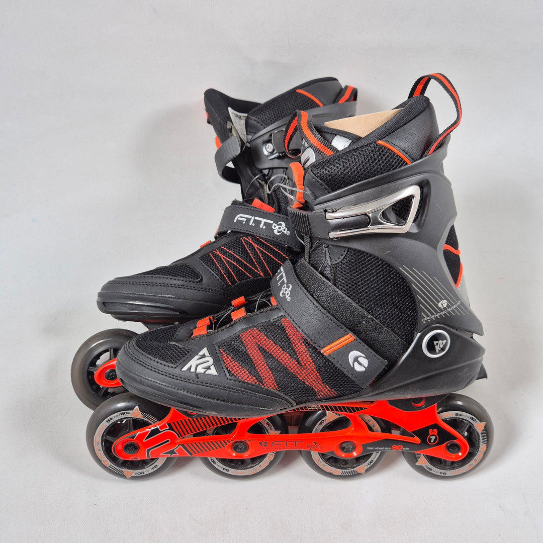K2 FIT 80 Inlineskates – Svart/Röd