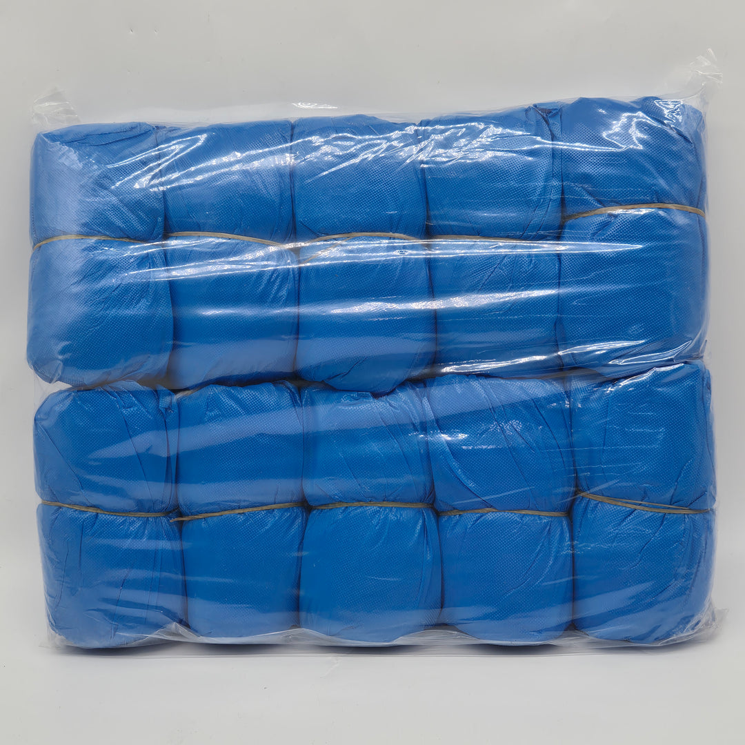 Blå skoskydd – engångsöverdrag för skor