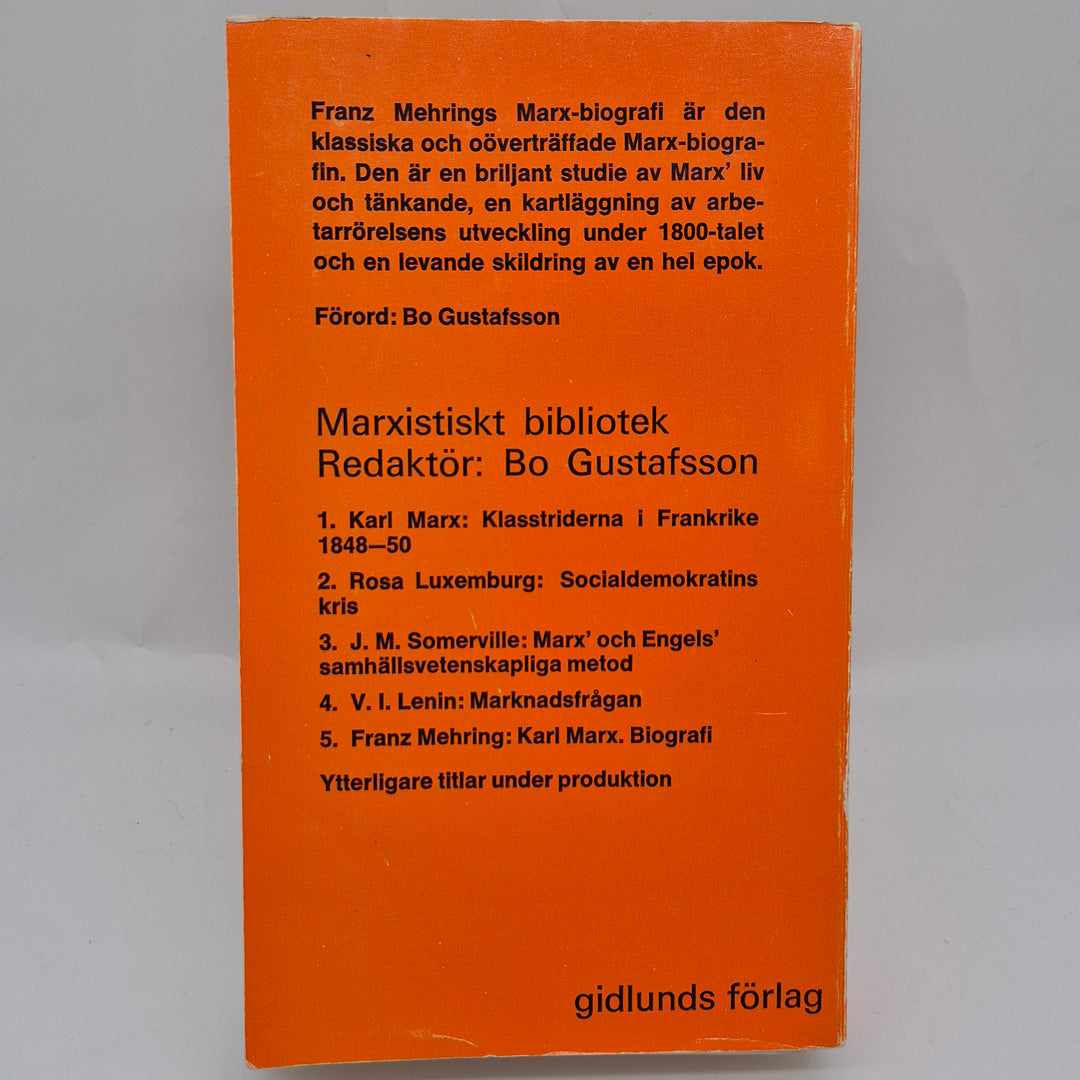 Franz Mehrings biografi om Karl Marx bok
