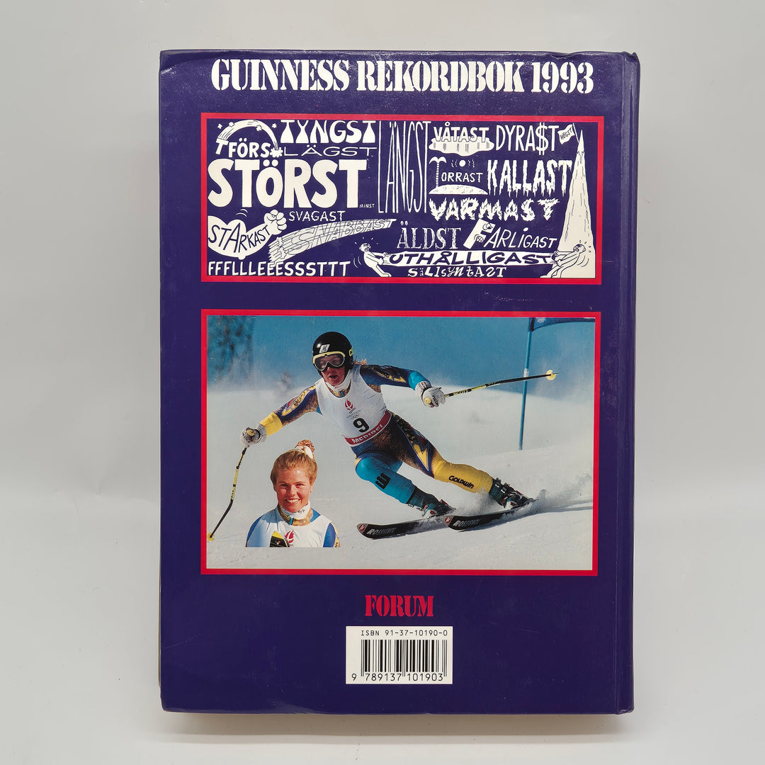 Guinness Rekordbok 1993 Retro Bok Forum