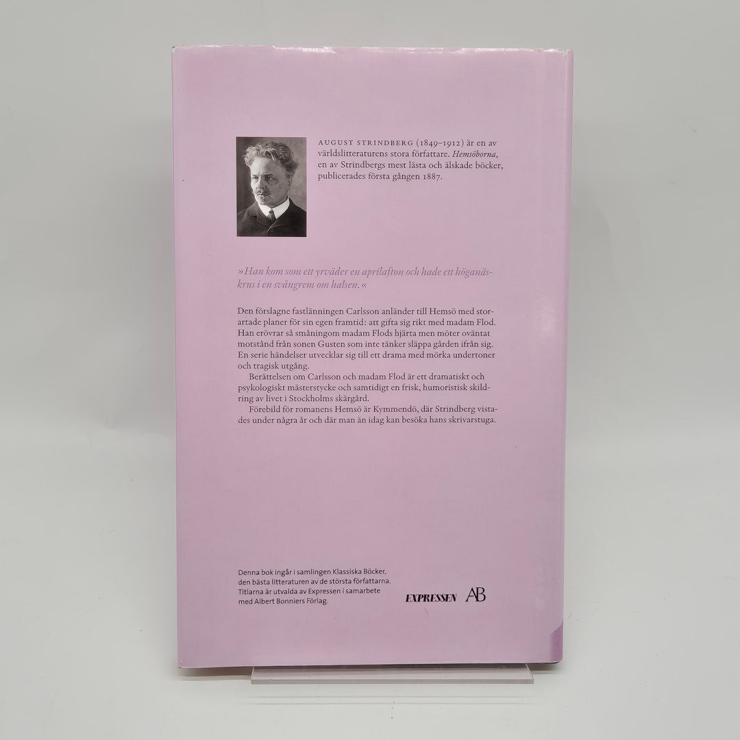 Hemsöborna av Strindberg Ljuslila Bok