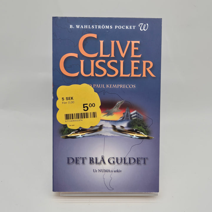 Clive Cussler bok Det blå guldet pocket