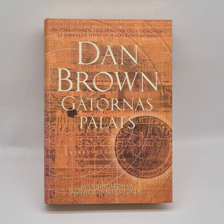 Dan Brown-thriller Gåtornas Palats i gott skick