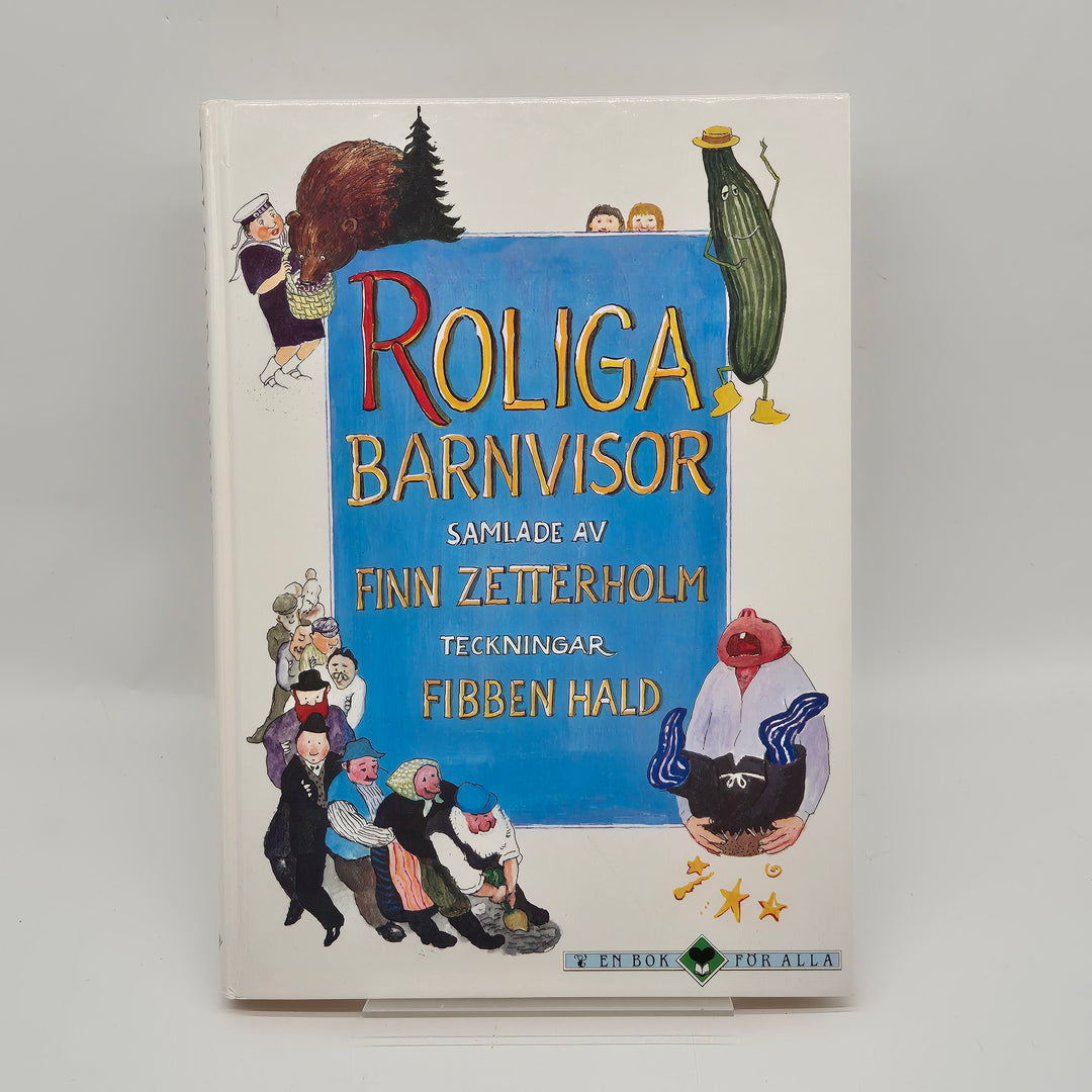 Retro Barnbok Roliga Barnvisor - Färgglad och Engagerande