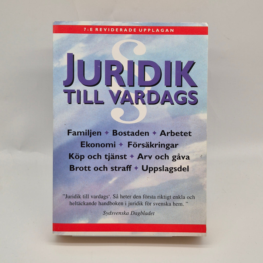 Juridik till vardags bok modern upplaga