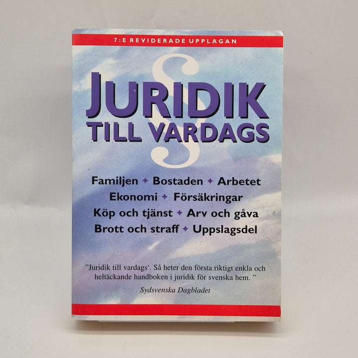 Juridik till vardags bok modern upplaga