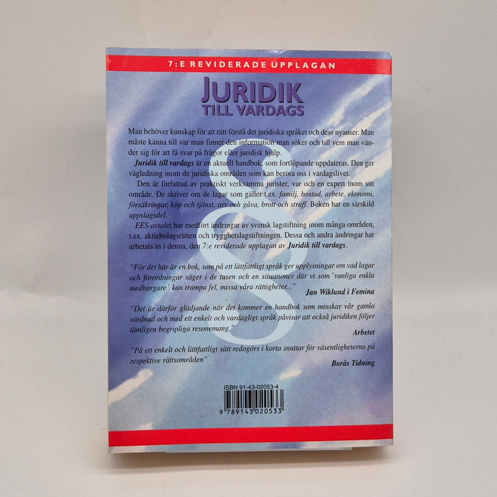 Juridik till vardags bok modern upplaga