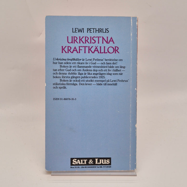 Retro Bok "Ur-Kristna Kraftkällor" av Pethrus