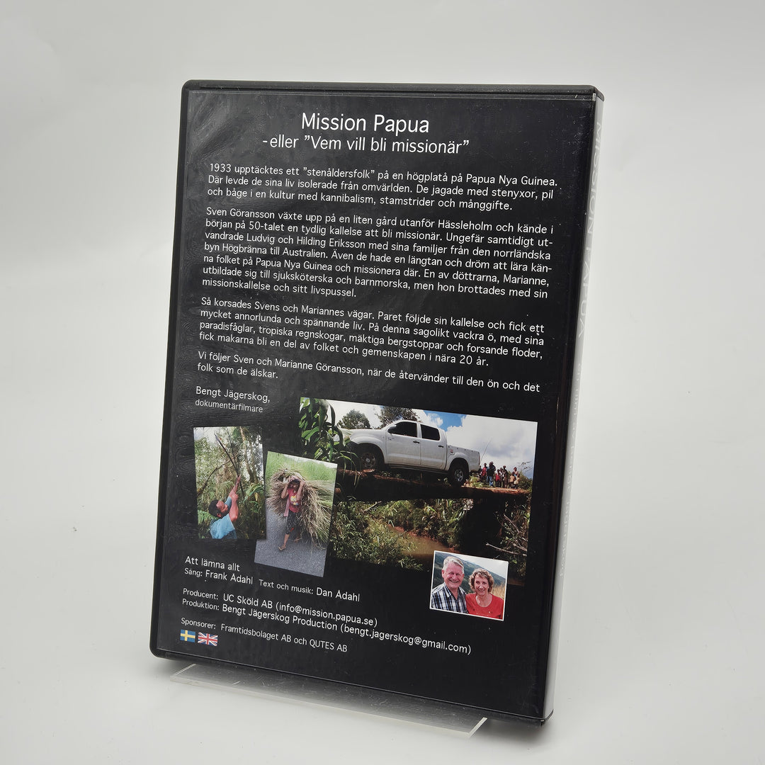 DVD Dokumentär Mission Papua av Bengt Jägerskog